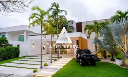 Alphaville litoral norte 1 | 4 suítes | 460m² | casa de esquina | porteira fechada | infraestrutura completa