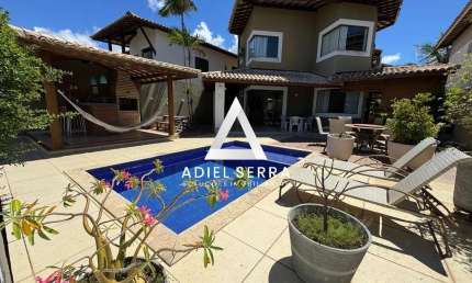 Centro de Lauro de Freitas | Casa 5/4 | 259m² | Piscina privativa | Energia solar | Reservatório de água | Total infraestrutura de lazer