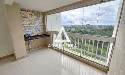 Paralela | 3/4 com 2 Suítes | 80 m² | Varanda Gourmet | 2 Vagas | Total infraestrutura de lazer