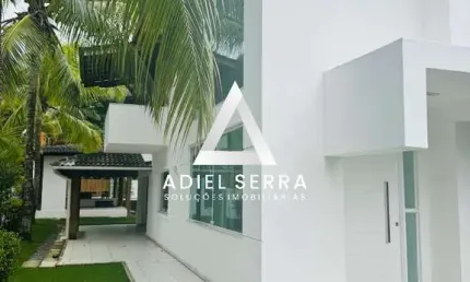 Beira rio | lauro de freitas | 4 suítes | piscina | hidro | espaço gourmet | dependência completa | 4 vagas | infraestrutura completa