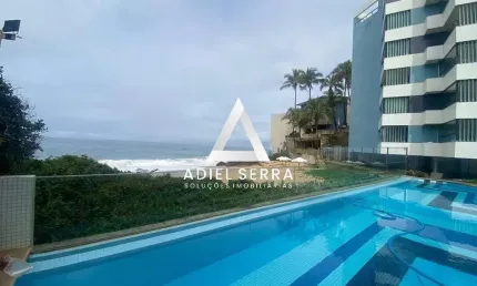 Rio Vermelho | 1 Suíte | 66m² | Pé na Areia | Vista Mar | Porteira Fechada | Total infraestrutura de lazer