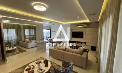 Horto florestal | 3 suítes + home | 164m² | varanda com passa-prato | vista frontal | total infraestrutura de lazer