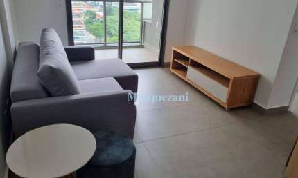 Apartamento com 1 dormitório para alugar, 45 m² por R$ 6.350/mês - Indianópolis - São Paulo/SP