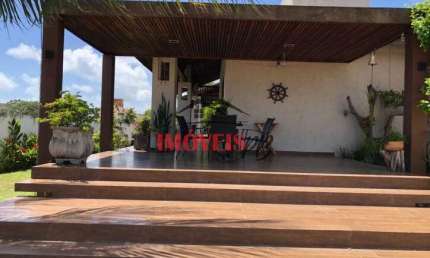 Casa em condomínio fechado com 3 dormitórios  340 m² na Praia de Carapibus