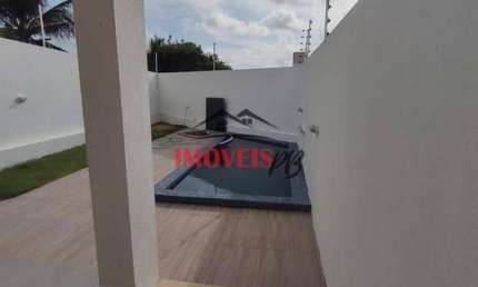 Casa mobiliada na praia de Carapibus com piscina e vista mar