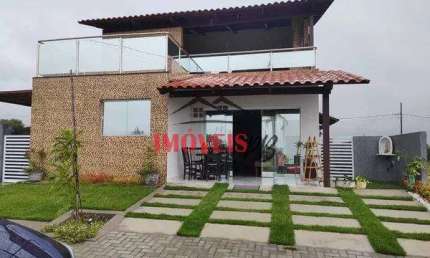 Casa em Condomínio fechado na praia de Carapibus com Solarium e Jacuzzi