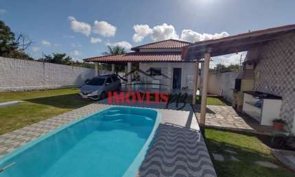 Casa na praia de Tabatinga com 2 quartos e piscina. Próxima a praia