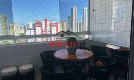 Apartamento no miramar posição nascente,  mobiliado
