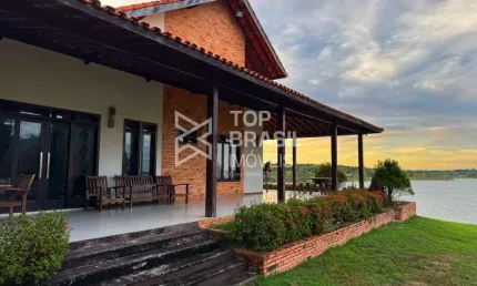 Casa Espetacular em área de 27 mil m² na beira da Lagoa do Bonfim