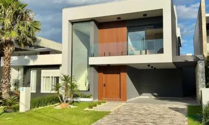 Casa em condomínio fechado com 4 quartos à venda na Rua Rio Camisas, 15, Centro, Xangri-Lá por R$ 2.690.000