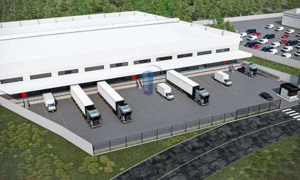 Pavilhão Industrial em Construção com 6500m²  na BR 470