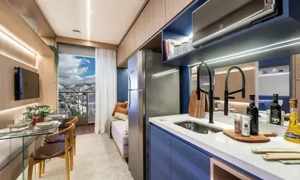 Apartamento 1 dormitório próximo a estação Eucaliptos