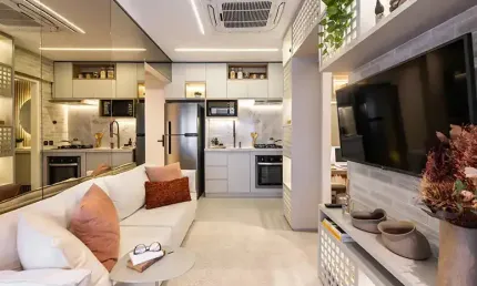 Apartamento 2 dormitórios proximó à estação eucaliptos