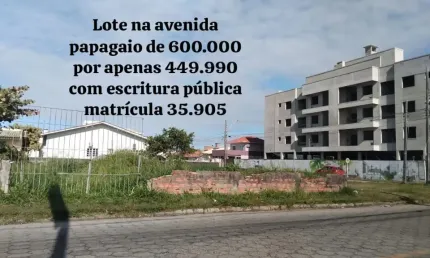 Terreno à venda na Rua 300, 99, Balneário Ponta do Papagaio (Ens Brito), Palhoça
