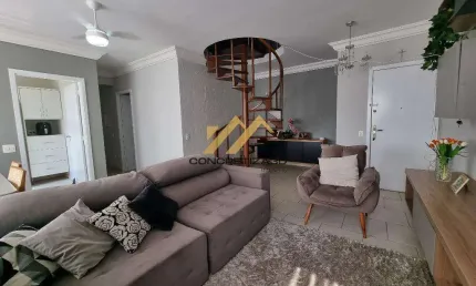 Apartamento duplex à venda em indaiatuba, vila sfeir, com 3 quartos, com 146 m²