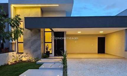 Casa com 3 quartos sendo 1 suíte à venda, 154 m² - Condomínio Jardim do Jatobá - Hortolândia/SP