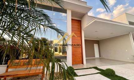 Casa à venda em Indaiatuba, Jardim Esplanada, com 3 suítes, com 188 m², Condomínio Dona Lucilla