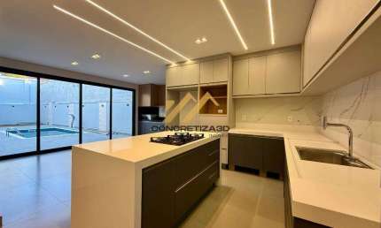 Casa térrea com 3 suítes à venda no Condomínio Jardim Piemonte – Indaiatuba/SP