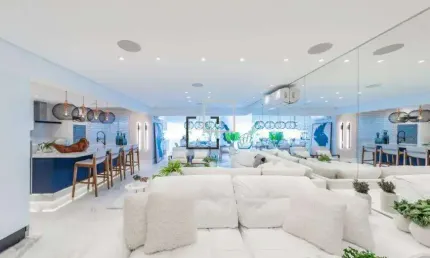 Apartamento para venda em santos, boqueirão, 3 dormitórios, 3 suítes, 5 banheiros, 3 vagas