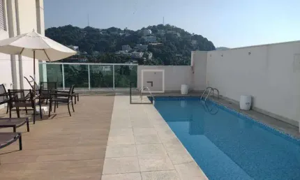 Apartamento para venda em santos, josé menino, 2 dormitórios, 1 suíte, 1 banheiro, 1 vaga