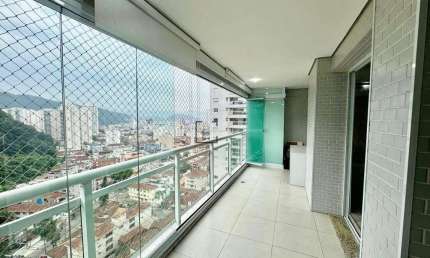 Apartamento para Venda em Santos, Marapé, 3 dormitórios, 1 suíte, 3 banheiros, 1 vaga