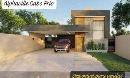 Casa em Condomínio para Venda em Cabo Frio, Ogiva, 4 dormitórios, 4 suítes, 4 banheiros, 2 vagas