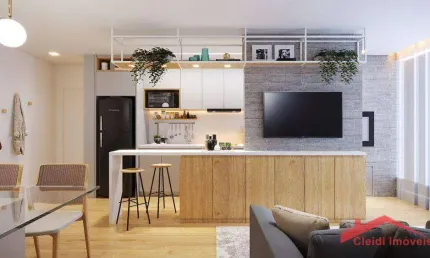 Apartamento com 2 dormitórios à venda, 74 m² por R$ 736.975,44 - Glória - Joinville/SC