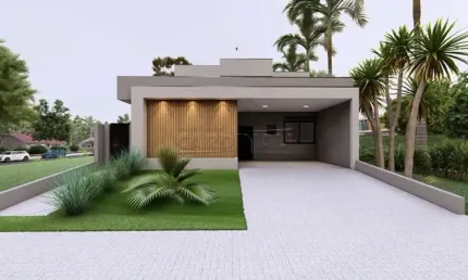 Linda casa térrea com 3 suítes à venda no condomínio santorini em paulínia! pronta em fev 2025