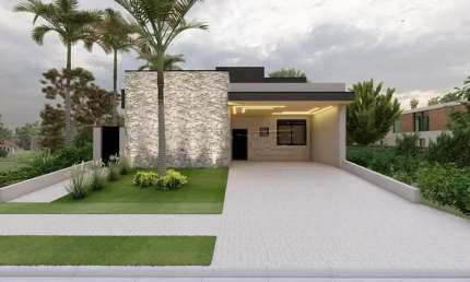 Casa de alto padrão com 3 suítes à venda em condomínio do bairro Parque Brasil 500, em Paulínia. DEZ 2024