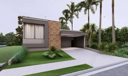 Linda Casa Térrea com 3 suítes e piscina à venda no Condomínio Santorini em Paulínia! PRONTA EM ABR 2025