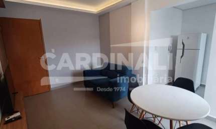 Apartamento mobiliado para locação com 1 dormitório no Edifício Izzy, Campinas.