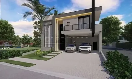 Casa em condomínio fechado com 4 quartos à venda na Rua Sebastião Cardoso (Loteamento Jardim Okinawa), Quadra B, Lote 29, 168, Parque Brasil 500, Paulínia