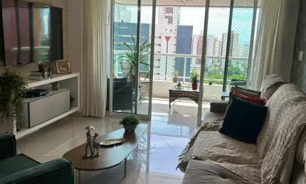 Apartamento 03 suítes, 150 m², bairro do miramar joão pessoa pb