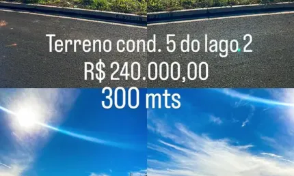 Terreno em condomínio fechado à venda na Estrada Chosso Okanobo, Quinta do Lago Residence, São José do Rio Preto