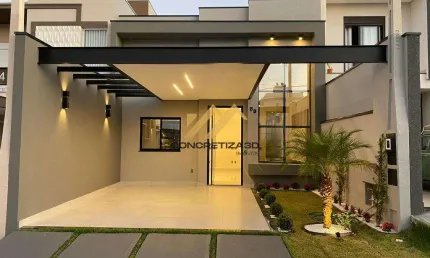 Casa à venda em Indaiatuba, Jardins do Império, com 3 suítes, com 125 m², Condomínio Vila Ytu
