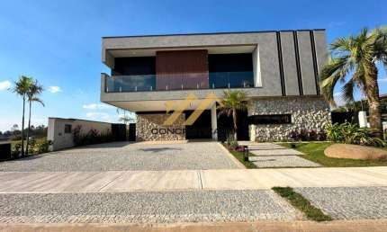 Sobrado à venda em Indaiatuba, Condomínio Villa Dos Pinheiros, com 5 suítes, com 400 m²