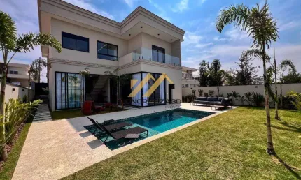 Sobrado à venda em Indaiatuba, Jardim dos Lagos, com 4 suítes, com 464 m², Jardim dos Lagos
