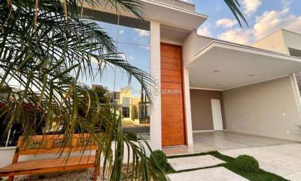 Casa à venda em Indaiatuba, Jardim Esplanada, com 3 suítes, com 188 m², Condomínio Dona Lucilla