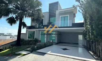 Sobrado à venda em indaiatuba, condomínio helvétia park, com 3 suítes, com 348.45 m²