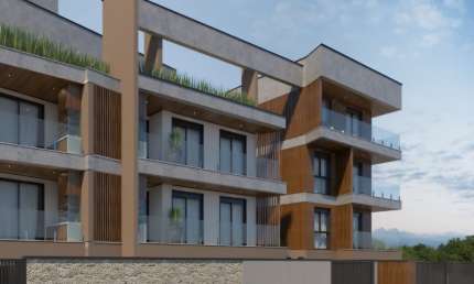 Apartamentos em construção na praia do Itaguá
