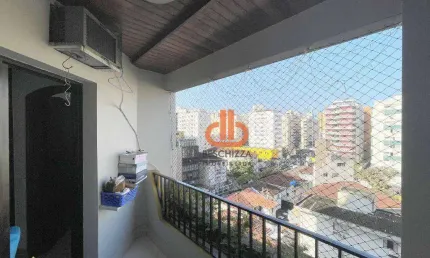 Flat com 1 quarto à venda na Rua Bahia, 174, Gonzaga, Santos