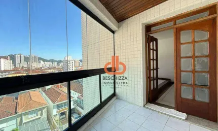Apartamento com 3 quartos à venda na Rua Pasteur, 55, Gonzaga, Santos