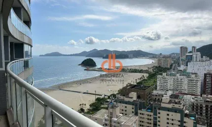Cobertura com 3 dormitórios à venda, 193 m² por R$ 2.650.000,00 - Pompéia - Santos/SP