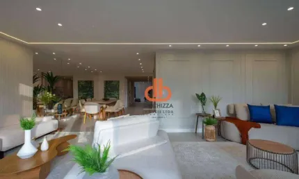 Apartamento com quatro dormitórios à venda, 250 m² por r$ 3.000.000 - boqueirão - santos/sp