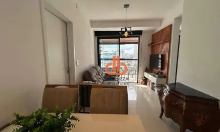 Apartamento com 1 dormitório para alugar, 54 m² por r$ 4.901/mês - boqueirão - santos/sp
