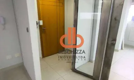 Sala para alugar, 104 m² por r$ 7.000,00/mês - marapé - santos/sp