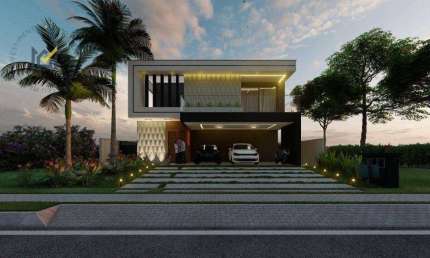 Casa em condomínio (em construção) com 3 dormitórios à venda, 282 m² por R$ 750.000 - Condomínio Portal dos Bandeirantes - Salto/SP