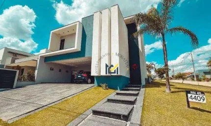 Casa em condomínio com 3 dormitórios para alugar, 271 m² por R$ 14.800/mês - Residencial Central Parque - Salto/SP
