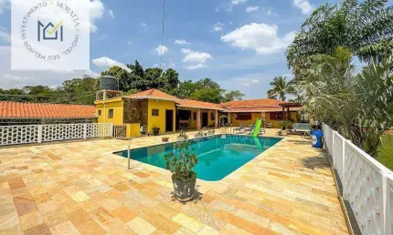 Chácara com 6 dormitórios à venda, 6275 m² por R$ 3.600.000,00 - Condomínio Colinas do Mosteiro de Itaici - Indaiatuba/SP