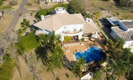 Casa em condomínio fechado com 4 quartos à venda na Rua Vega, 524, Condomínio Fechado Village Haras São Luiz II, Salto por R$ 4.700.000